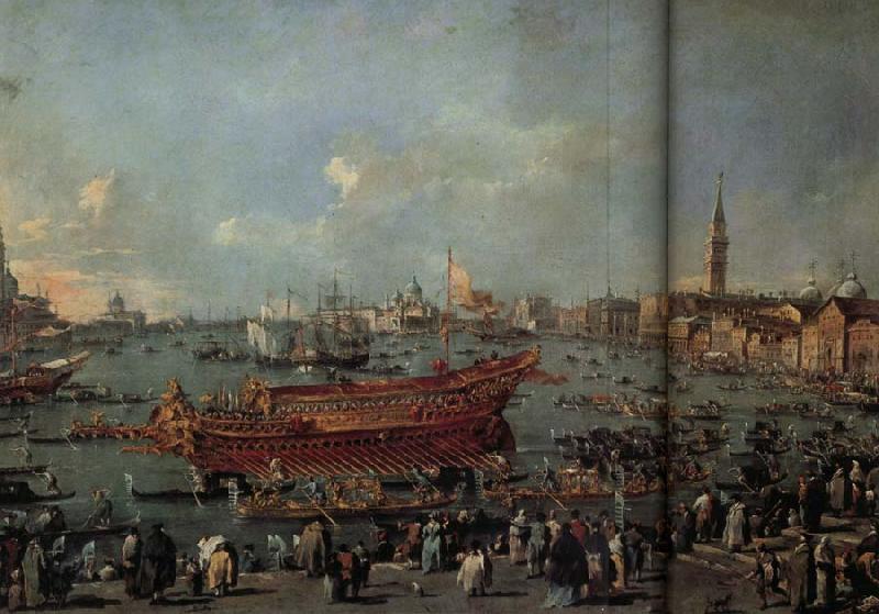 Francesco Guardi The Departure of the Doge on Ascension Day France oil painting art